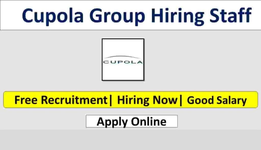 cupola Group Careers Dubai jobs