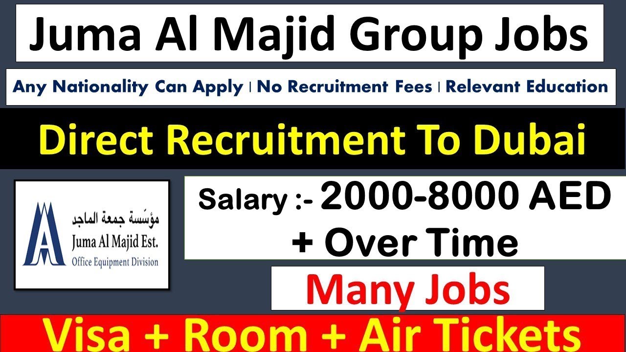 Juma Al Majid Careers || Al Majid Careers || Urgent Hiring || Apply Now 2 maxresdefault 1
