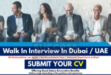 Walk in Interview in Dubai Tomorrow & UAE Latest Updates | Feb 25