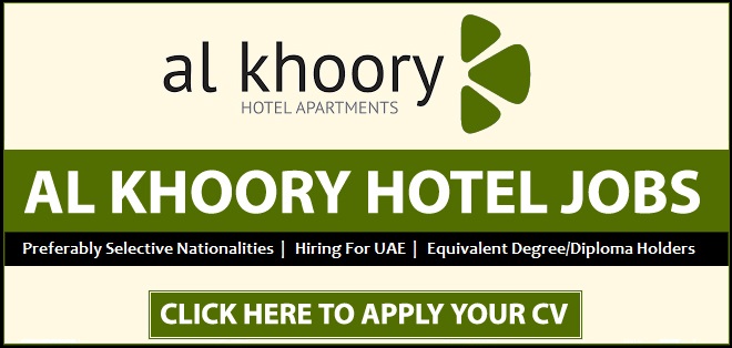 Al Khoory Hotels Careers 2025 in Dubai: Apply Online Today 1 Al Khoory Hotels Careers
