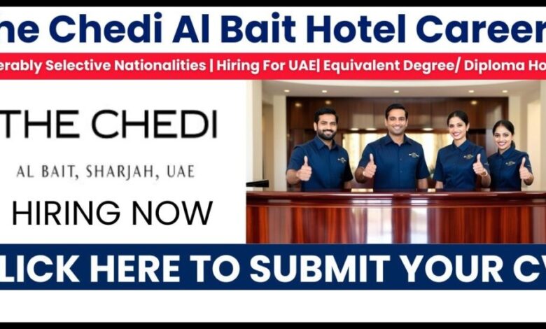 The Chedi Al Bait Sharjah Hotel Careers 2025 – GHM Hotels Latest Openings 1 The Chedi Al Bait Hotel Careers 1024x536 1