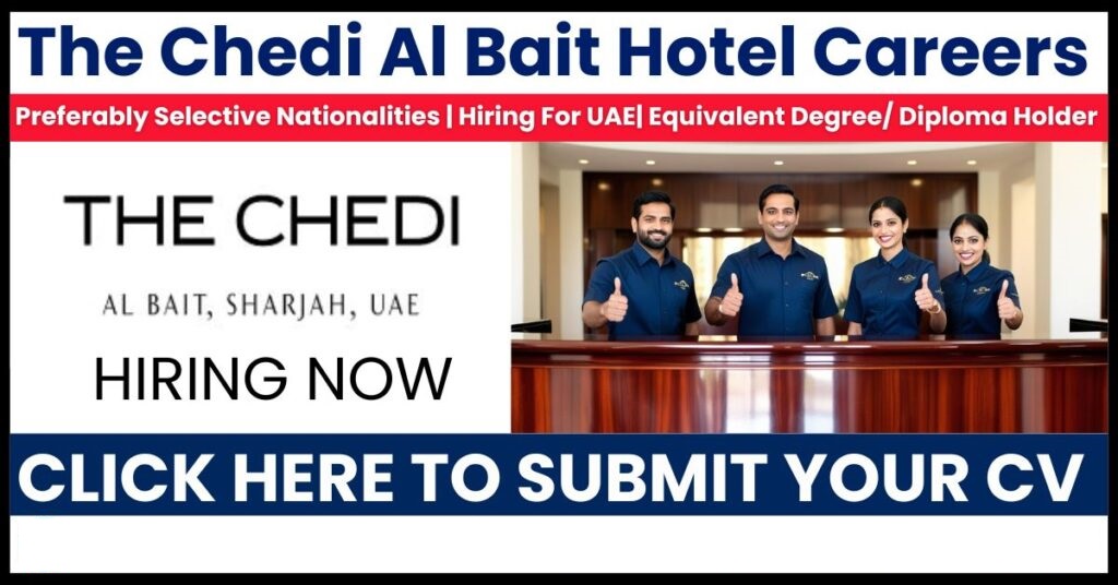 The Chedi Al Bait Sharjah Hotel Careers 2025 – GHM Hotels Latest Openings 3 The Chedi Al Bait Hotel Careers 1024x536 1