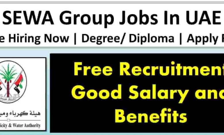 SEWA Careers 2025: Sharjah Electricity & Water Authority Jobs 1 sewa careers sharjah jobs