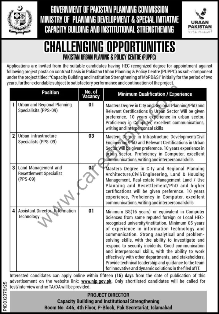 Ministry of Planning Development Special Initiative Jobs 20 September 2025 Express Tribune 768x1097 1