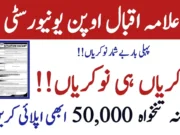 Allama Iqbal Open University AIOU Jobs 2026 for Assistants, Naib Qasid, Chowkidar & Others Allama Iqbal Open University AIOU Jobs 2026 for Assistants, Naib Qasid, Chowkidar & Others