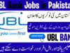 UBL Intermediate Passed Jobs 2026 Advertisement Online Apply United Bank Ltd UBL Intermediate Passed Jobs